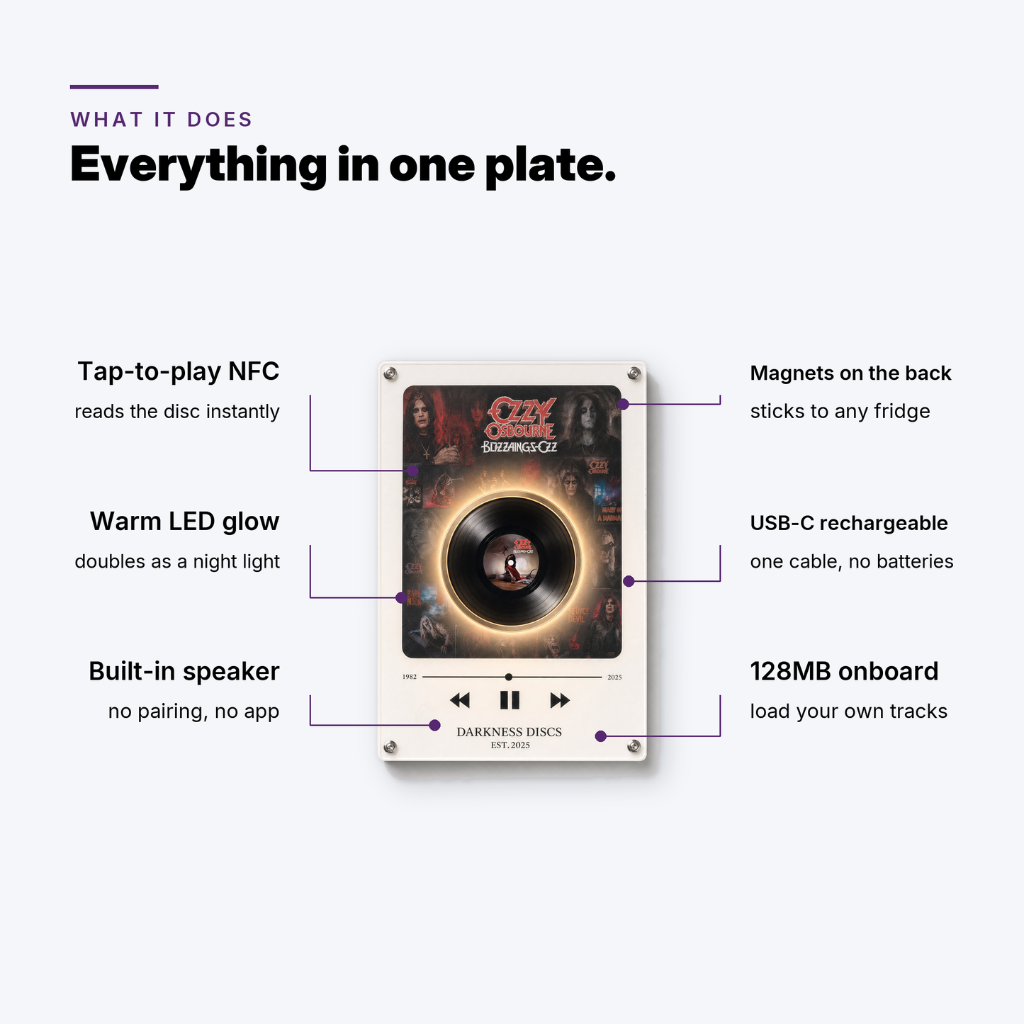 Ozzy Music Fridge Player